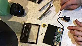 Replace battery in Harbor Freight "solar" powered welding helmet |  I'd have tried to put 3VDC thru a 1K resistor into the dead one for a couple...