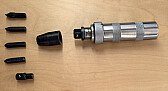 Stuck muffler screw |  If heat and visegrips won't budge it, a bolt-extractor won't either.If...
