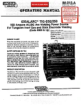 Lincoln TIG welder trouble -- no HF | ...
