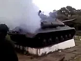Rebels start a WWII tank right on the monument  | next thread &raquo;