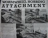 Myford Hobbing Attachment |  Picked this up today, its worm wheel hobbing attachment for a MyfordDone to the...