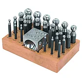 Forming metal caps |  Here is how to form the ends:Make a male punch of seasoned maple, birch, beech; ...