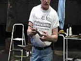 Forging a Dinner Bell  |  A year or so ago, I ran my camcorder while Myron Hanson and Dick Carlson (Guild...