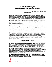 Rocket launch with BoyScouts  |  Last weekend my scout troop held the first of what I am sure will become...