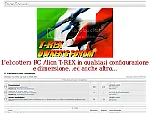 Trim elicottero t-rex 450 e campi di volo.  |  Salve a tutti,qualcuno saprebbe indicarmi dove trovare on line una guida...