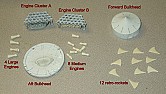 1/288 scale von Braun Ferry rocket model kit  |  Shipped to the caster today. The actual kits parts will be more attractive,...