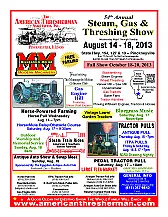 Thresherman's show this weekend  |  The American Thresherman's show is this weekend at Pinckneyville, IL in case...