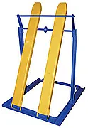 channel iron strength  |  I'm with Ned here, with your static load you are at about 1/3 the yield ...