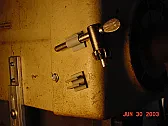 One of those days  |  I actually meant the tailstock chuck on the lathe and the key's putwhere the...
