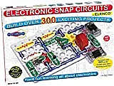 Electric or science toy kits that are decent |  The Elenco snap circuits kit that I ended up buying for my nephew, Iliked enough...