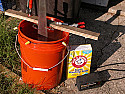 How to cost efficiently clean rust from steel plate  |  EvapoRust is your friend :-).  Depending on size and weight, maybe put down  a...