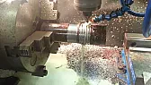 VIDEO of cutting a thread on 4th axis of my Bridgeport Interact CNC mill with LinuxCNC  |  My guy asked me to cut a 1mm pitch thread on a custom shaft. I could not do it...
