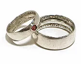 wedding rings from coins (and a concrete lightbulb) | &laquo; previous thread