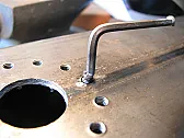 Broken tap in a lump of aluminium |   --FWIW if there's enough tap sticking out of the hole it's a goodchance...