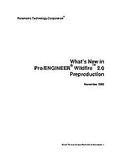 What's New for Pro/ENGINEER Wildfire 2.0  |  Gee, UG has issued a similar style What's New guide since about V13, 8...