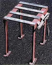 Welding table? |  I snagged mine at the plant salvage sale.  5'x5'x1/2" plate top,...