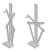 scissor jack mechanisms  |  Hi,I'm trying to design a device for lifting my own weight, which...