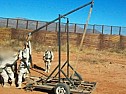 Homemade artillery gun confiscated from a Khabarovsk car mechanic |  I believe that was a trebuchet.  Big difference.  I've seen videos of...