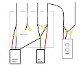 Help re-wiring lights |  | I have an outlet controlled by a light switch in my bedroom that is| never...
