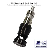Countersink depth control on CNC  |  I am looking at making many 1.5" holes with a countersink 1/2" deep in large...