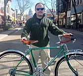 Somewhat off topic for AMuzi  |  In wandering around your site I came across a photo of a bloke holding a green...