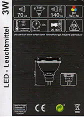 Elektronischer Trafo zum Betrieb von LEDs  |  Hallo,ich hatte mir zum Betrieb von 6 LED-Spots mit GU5.3-Sockel, 12V~, 3Wsolch...