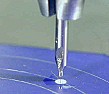 Starting holes with a rotary tool? |  First. Sorry, but what is it called, that hard steel pencil-like thing used for...