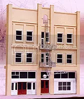 Scratchbuilt model completed  |  Just wanted to post some pics of my completed (mostly) paper model of a local...