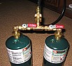 Propane exercises in frugality ????  |  You can until the tank is almost empty.  When the tank is full and inverted,the...