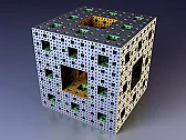 Making lots of square holes |  I'd like to make a Menger sponge(http://en.wikipedia.org/wiki/Menger_sponge)...