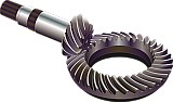 ring & pinion gears (car axles) |  This is for a ~5 hp engine for a bicycle, and I only need one.My concern with...