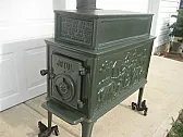 Wood heat in a shop  |  Greetings Larry, It is debateable whether burning fossil fuels or wood is...