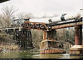 Train Derails Due To Bridge Collapse  |  snip snip When we'd pass by on the way to fishing - 20 years ago - I...