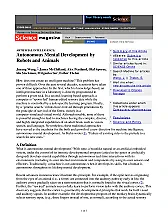 Final CFP: Epigenetic Robotics 2004 - deadline extension  | ...