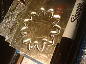 Milled a sprocket shape |  Using a great program Sprocketeer2, I milled a sprocket outline today:Also...