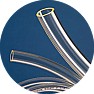 Clear oil-resistant tubing  |  This came to me from a press release, but I thought it might be of some interest...