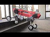 Wheeled-legged quadruped that rolls and steps over obstacles |  When this build is up and running, it moves in two ways at once: the four legs...