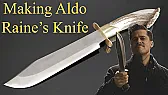 Bowie Knife Replica Build With Stag Antler Handle |  The detail that caught me off guard is the star emblem carved into the base of...