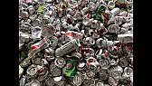 Melting 517 Crushed Cans into Aluminum Ingots |  The hardest part of this build is getting useful metal out of a huge pile of...