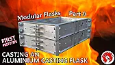 Casting a modular aluminium flask from printed patterns |  What you end up with is a homemade foundry flask cast in aluminium from 3D...