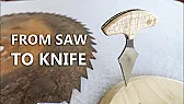 Push dagger from an old saw blade |  There is something satisfying about taking a rusty circular saw blade and a...
