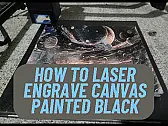 Engraving Through Black Paint to Reveal a Space Scene |  When this build works, the payoff is a canvas that starts as a plain black panel...