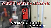 Printed Snap Latches for Holding Voron Panels |  A printed latch that snaps panels onto 2020 extrusions sounds simple, and that...