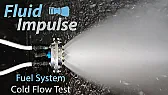 Cold flow test of a 250 lbf kerosene and oxygen injector |  Before any engine gets to light up, the injector has to prove it can move...