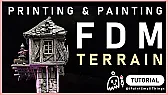 FDM Fantasy Ruins Printed Support-Free and Weathered |  Most tabletop ruins you come across lean on resin for crisp stonework, so a set...