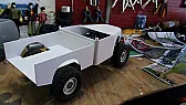 Scratch-built RC body for a Dodge M37 military truck |  Finished, this is a radio-controlled Dodge M37 military pickup that pushes...