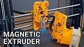 Magnetic quick-release extruder splits in half without loosening screws |  Most extruder work on a Cartesian printer starts with a screwdriver: loosening...