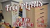 Parametric Cabinet Model Ready for CNC Cut Work |  The hardest part of this build looks like the parametric engine behind it, and...