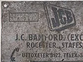 Cleaning up aluminium serial number plate |  Funny thing is, I did meet a guy with a mint 1960s JCB which he'd acquired...