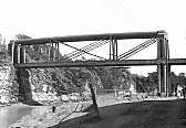 Brunel's Railway bridge, River Wye, Chepstow |  I'm considering a model of this for the garden railway, acrossthe fish pond...